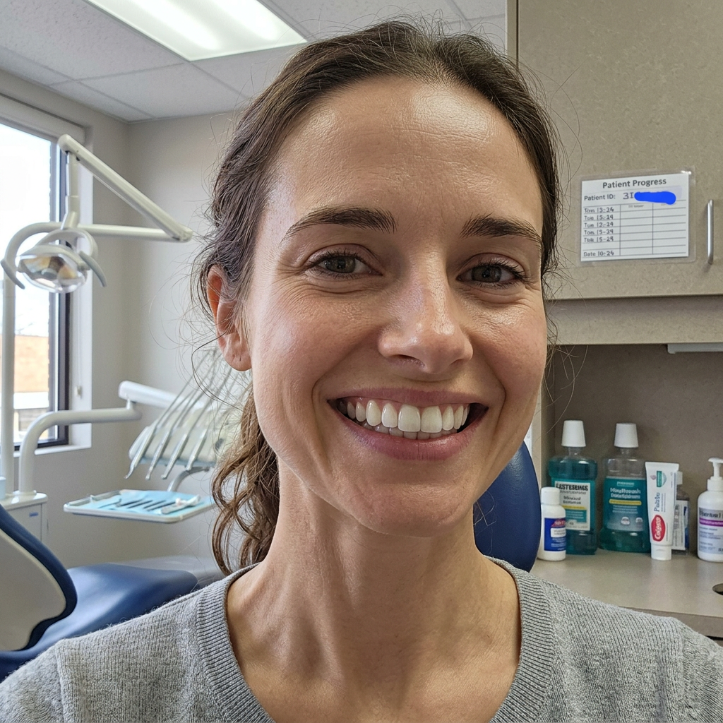 After — Invisalign